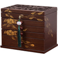 Rose Hand-Painted Wooden Jewelry Box